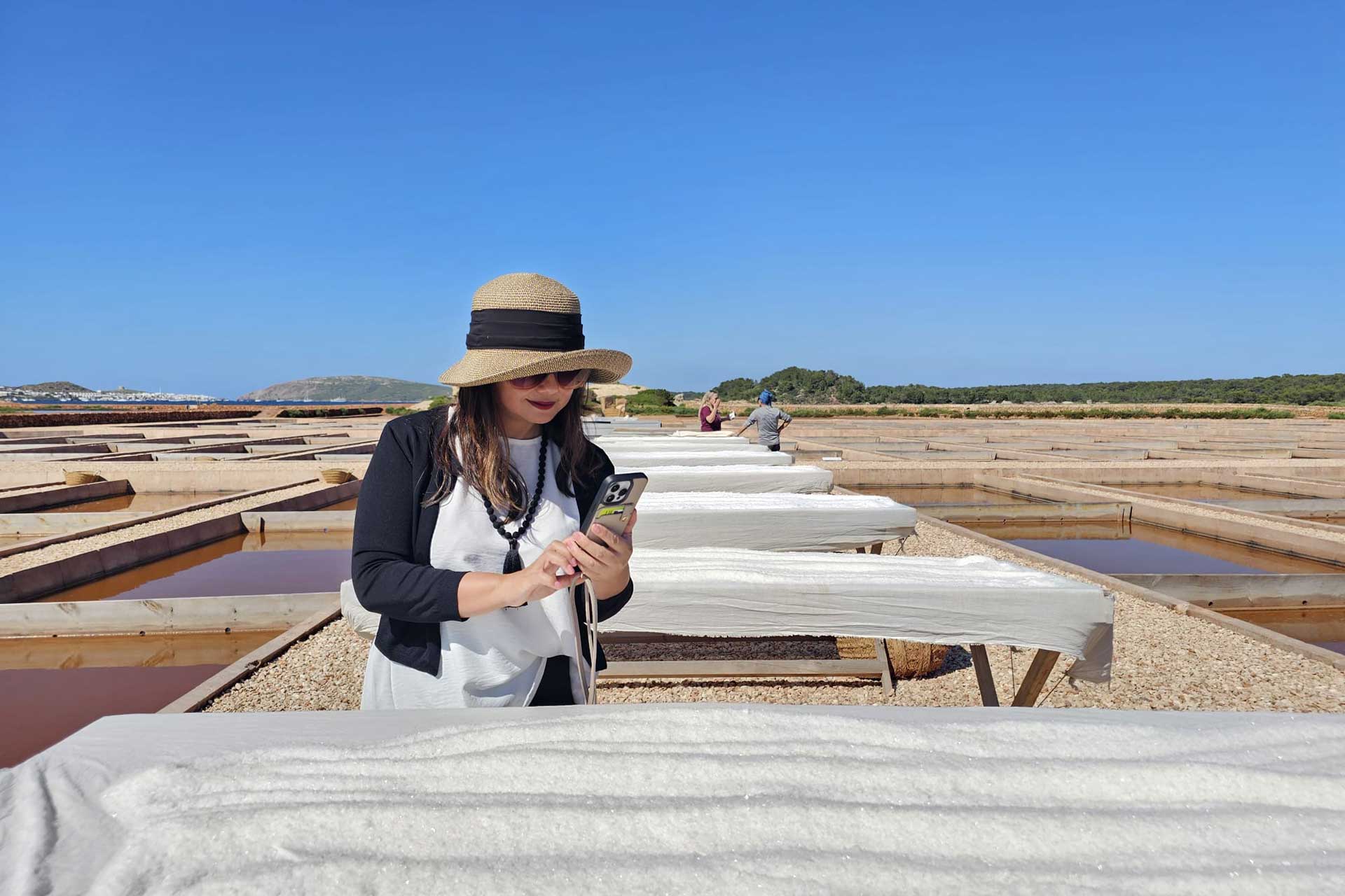 Visita técnica a la salina en Menorca.
